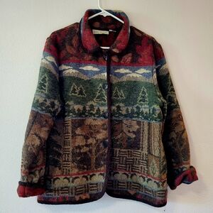 Gina Peter's Gorgeous Tapestry Coat Size Large